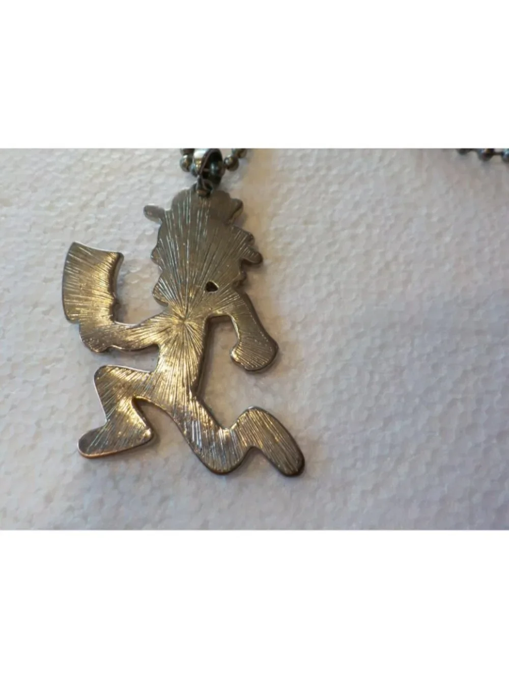 Vtg Insane Clown Posse Red Hatchetman 3” Pendant w/ Orig 30